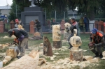 в кузоватовском районе состоялся всероссийский фестиваль резчиков по дереву «наследники сорокина» 11