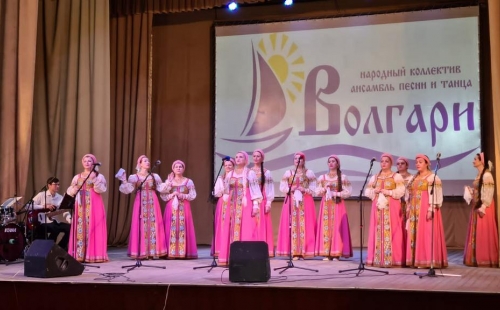 ансамбль песни и танца «волгари» выступил с концертом в чердаклинском районе