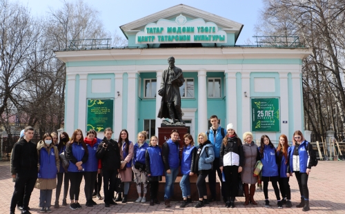 субботник от волонтеров состоялся в центре татарской культуры